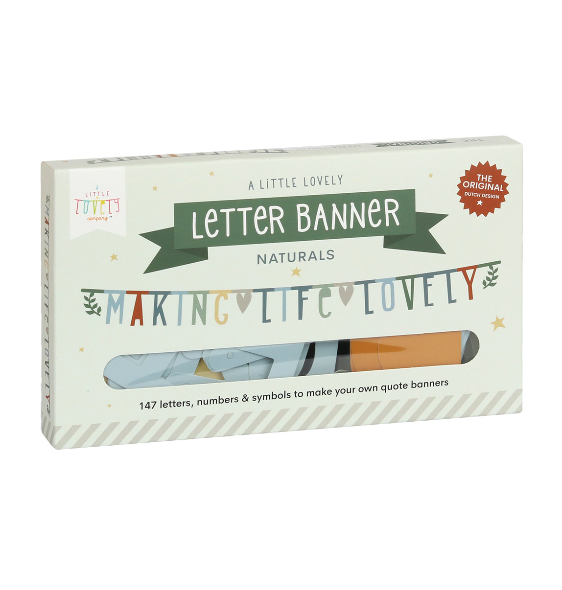 Letterbanner – Natuurtinten