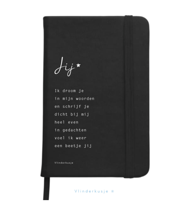 Notebook – Ik schrijf je dichtbij’