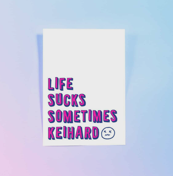 Postkaart Life Sucks