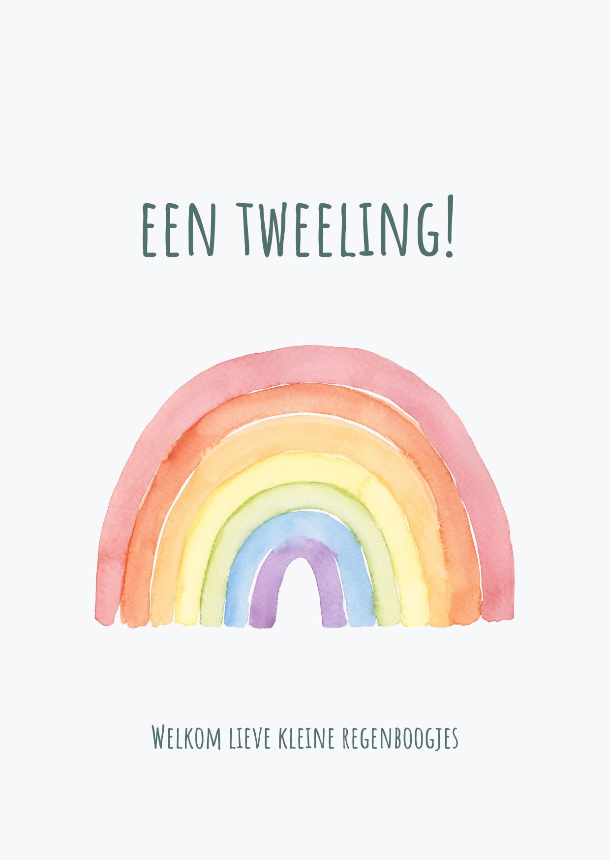 Kaartje – Regenboogtweeling