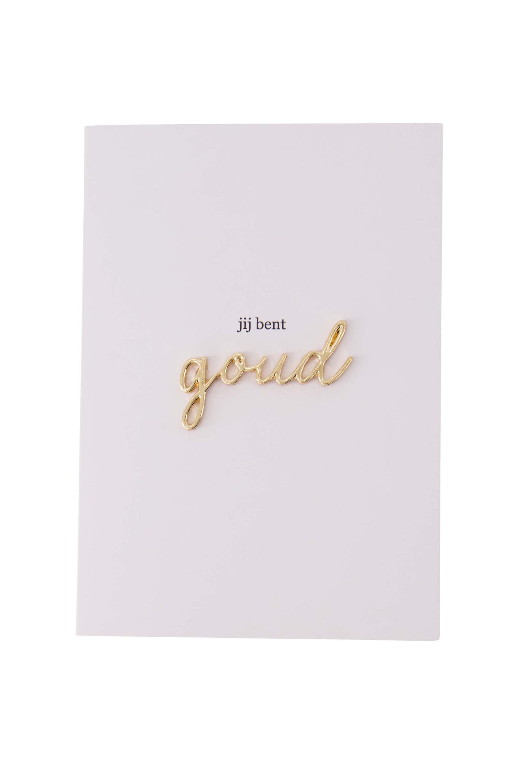 Wenskaart magneet jij bent goud