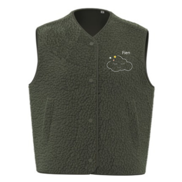 Gepersonaliseerde teddy bodywarmer