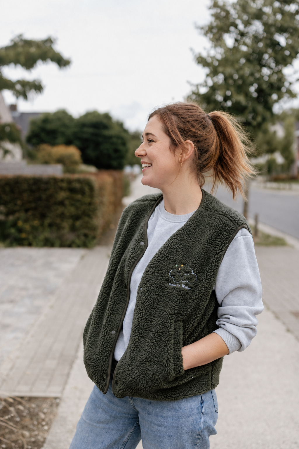 Gepersonaliseerde teddy bodywarmer