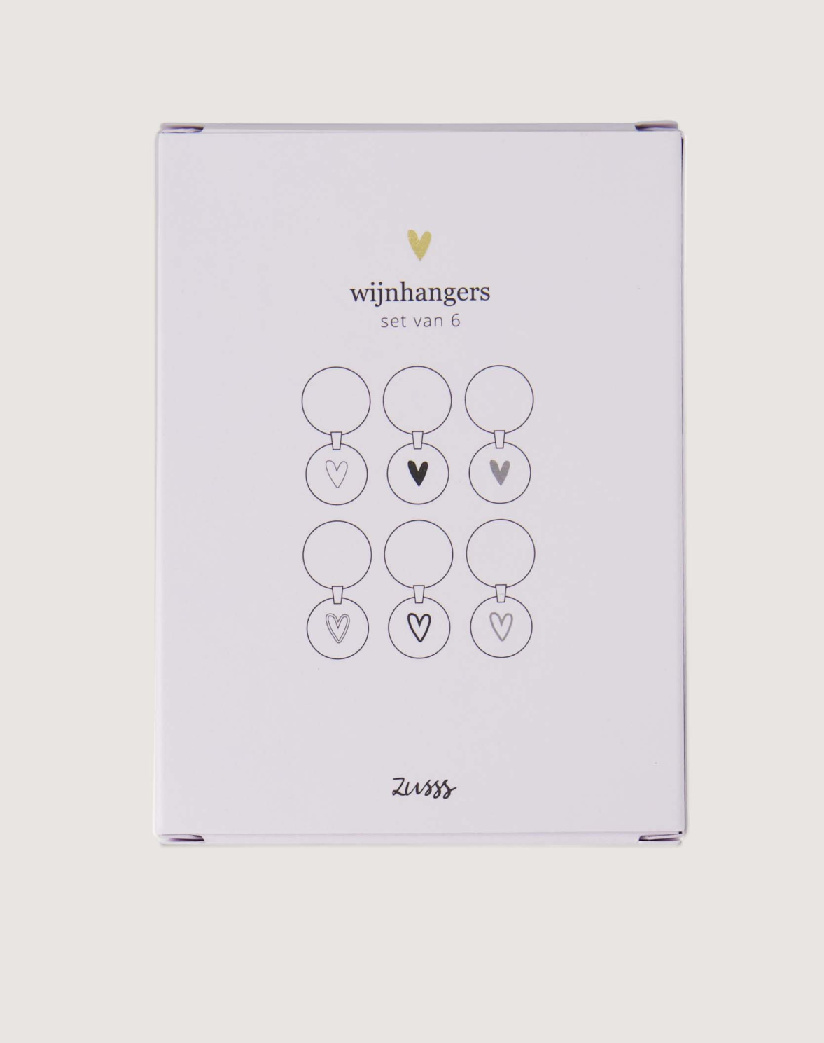 Set van 6 wijnhangers